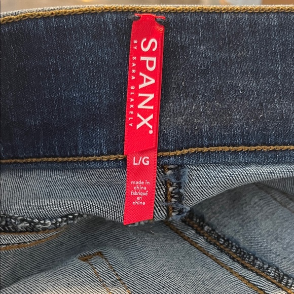 SPANX Distressed Skinny Jeans - Medium Wash Women’s Size Large New With Tags‎ - Picture 5 of 8